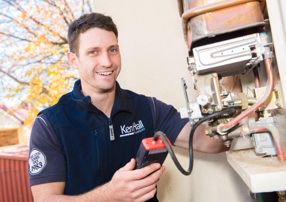 Image 1 Checking Hot Water Unit